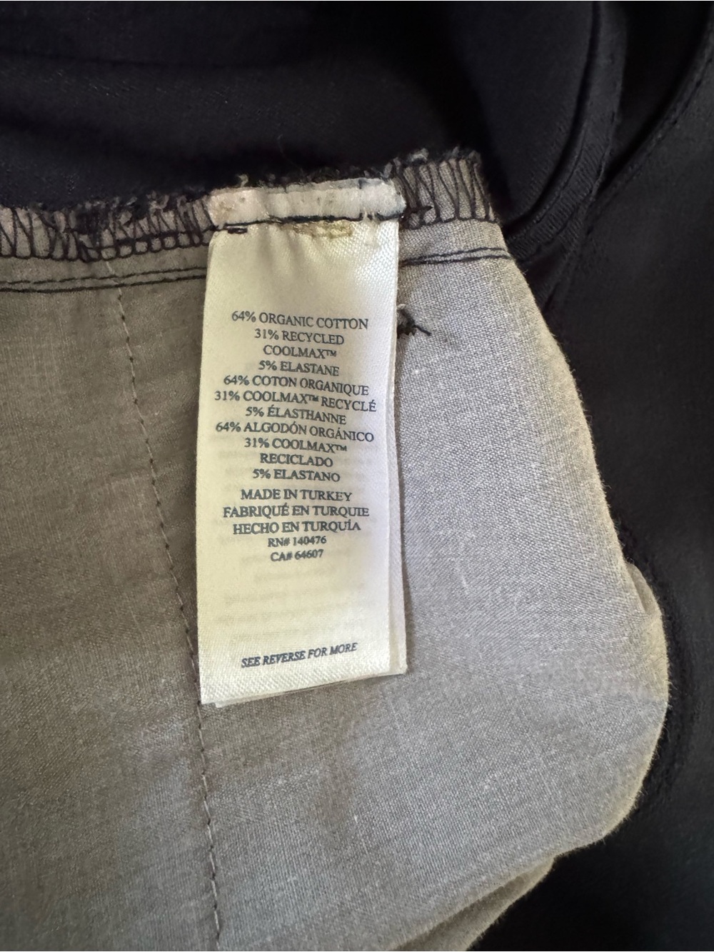 Faherty The Movement 5 Pocket Stretch Chino Pants Navy Men's size 35x30 - Picture 6 of 8